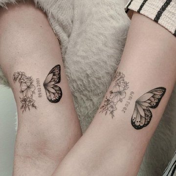 tatuaj fluture