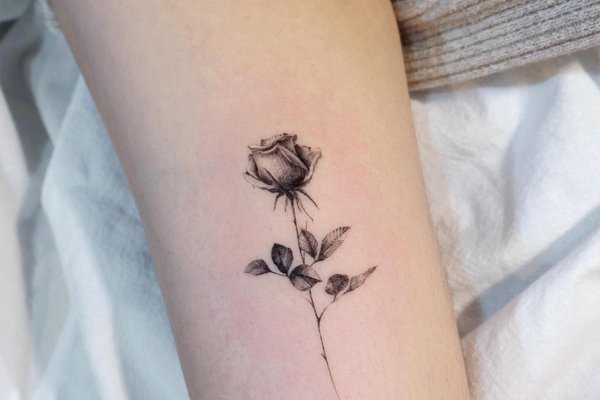tatuaj trandafir