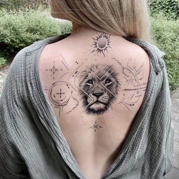 tatuaj zodia leu