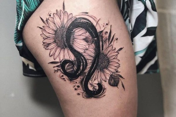tatuaj zodia leu