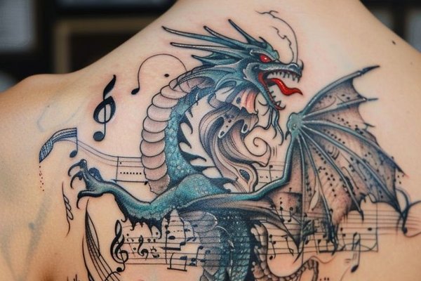 tatuaje cu dragoni