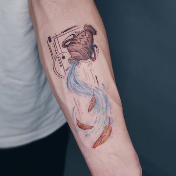 tatuaj zodia vărsător