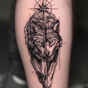 tatuaj lup