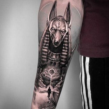 tatuaj Anubis