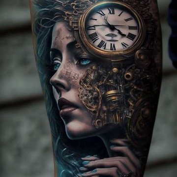 tatuaj cu ceas