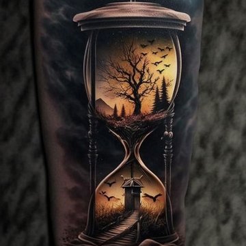 tatuaj cu ceas