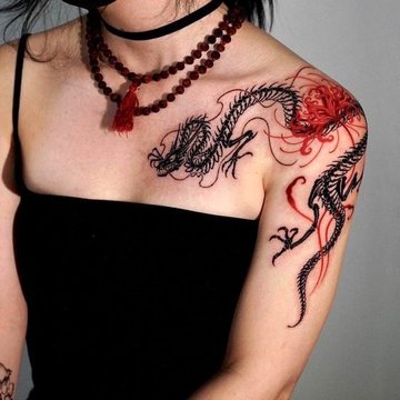 tatuaje cu dragoni