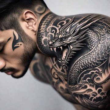 tatuaje cu dragoni