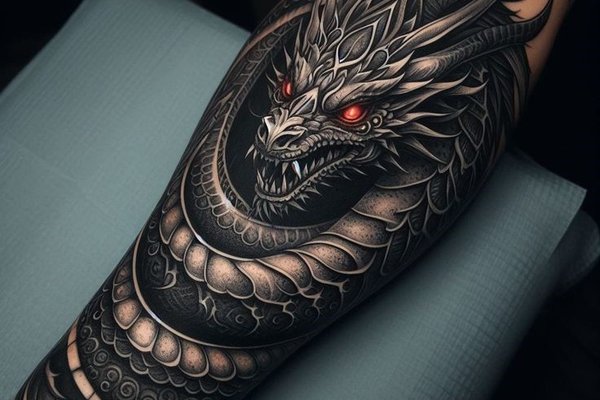 tatuaje cu dragoni