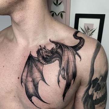 Tatuaje pe Piept pentru Bărbați