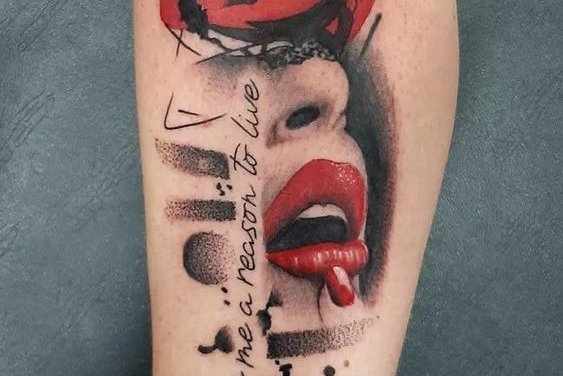 tatuaj trash polka