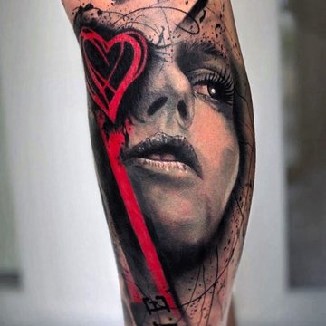 tatuaj trash polka