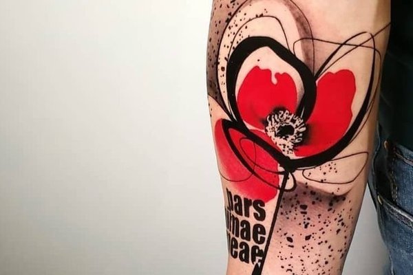 tatuaj trash polka