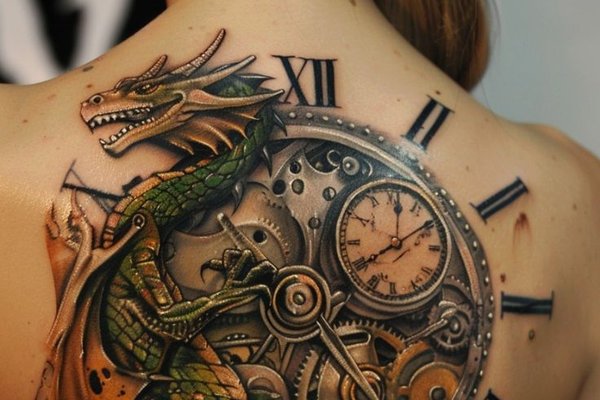 tatuaje cu dragoni