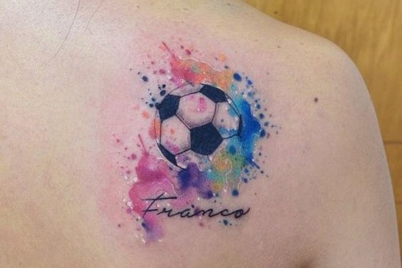 tatuaje fotbal