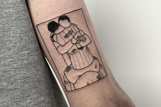 tatuaje fotbal
