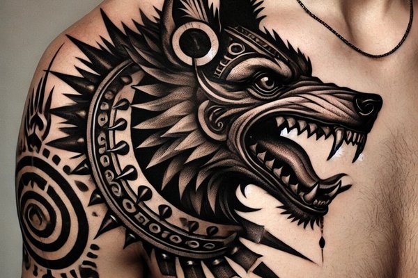 lupul dacic tatuaj