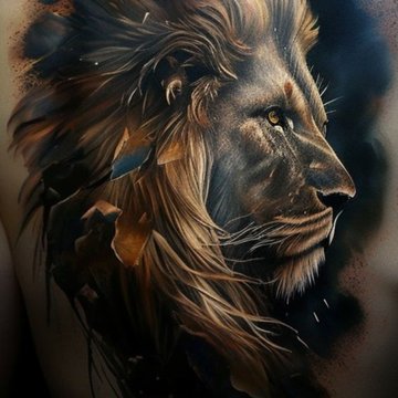 tatuaj cu leu
