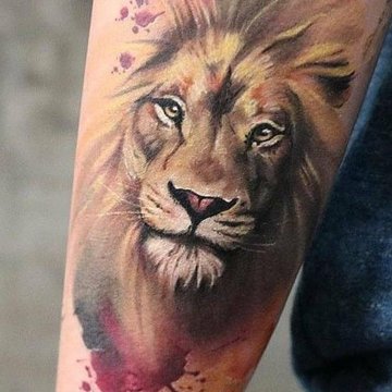 tatuaj cu leu