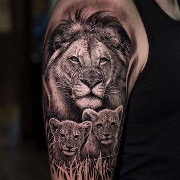tatuaj cu leu