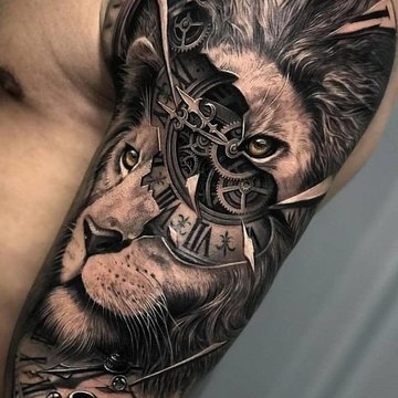 tatuaj cu leu