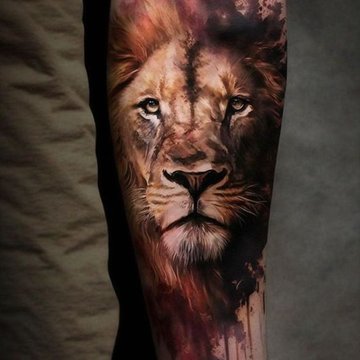 tatuaj cu leu