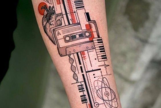 tatuaje muzicale