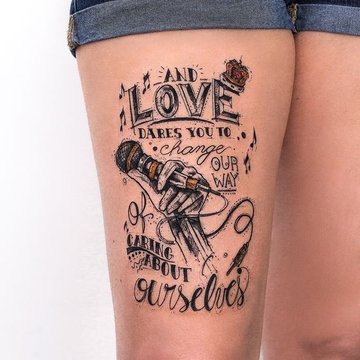 tatuaje muzicale