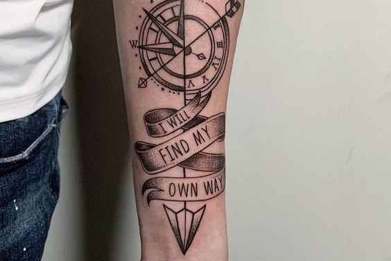 tatuaj săgeată