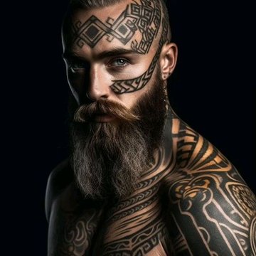 tatuaje faciale