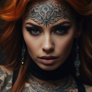 tatuaje faciale