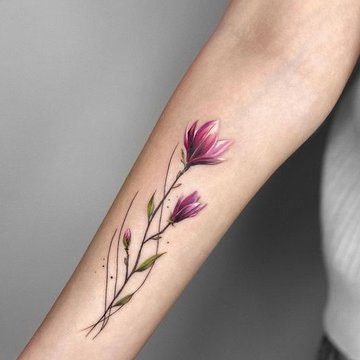 tatuaje cu flori