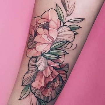 tatuaje cu flori