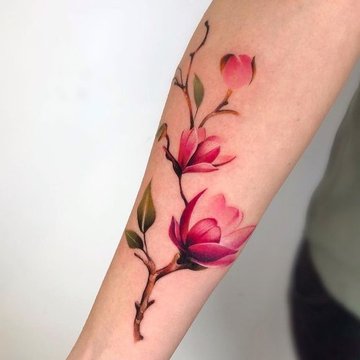 tatuaje cu flori