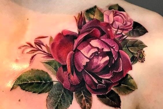 tatuaje cu flori