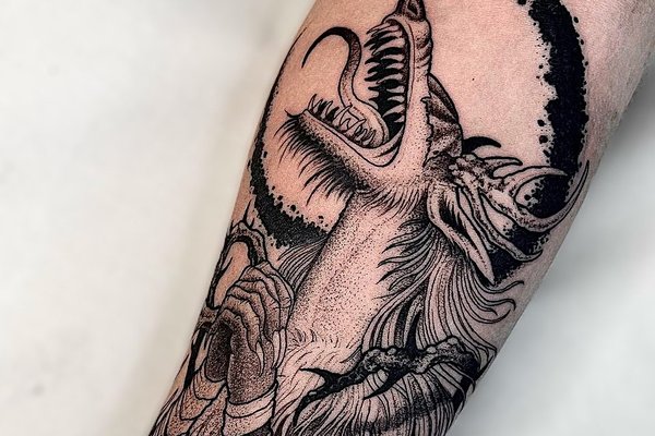 lupul dacic tatuaj