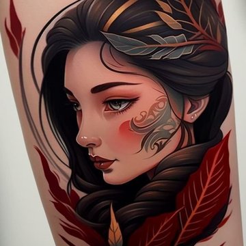 tatuaj dama