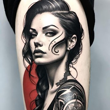 tatuaj dama